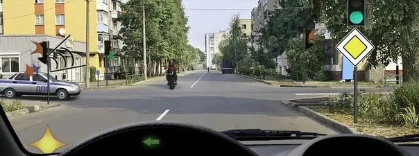 Картинка к вопросу 13 билета 21 ПДД