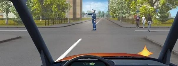 Картинка к вопросу 13 билета 23 ПДД